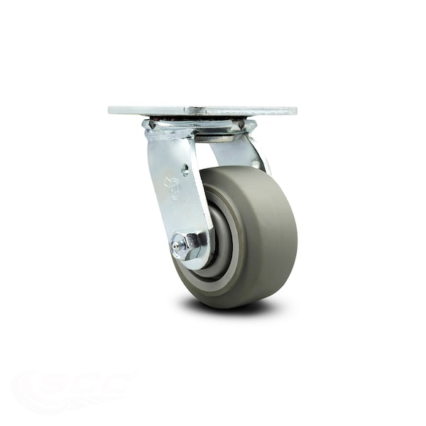 4 Inch Thermoplastic Rubber Wheel Swivel Caster with Ball Bearing